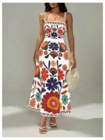 Women’s Floral Print Midi Dress for Summer – product image 05