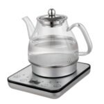 1.2L digital glass kettle and electric tea pot with infuser, 800W – product gallery image 2