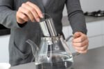 1.2L digital glass kettle and electric tea pot with infuser, 800W – product gallery image 4