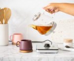1.2L digital glass kettle and electric tea pot with infuser, 800W – product gallery image 5