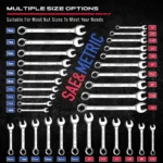SEDY 32-piece SAE and metric combination wrench set – product gallery image 1