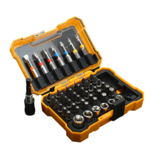 50-piece precision screwdriver and bit set with storage box – main product image