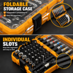 50-piece precision screwdriver and bit set with storage box – product gallery image 2